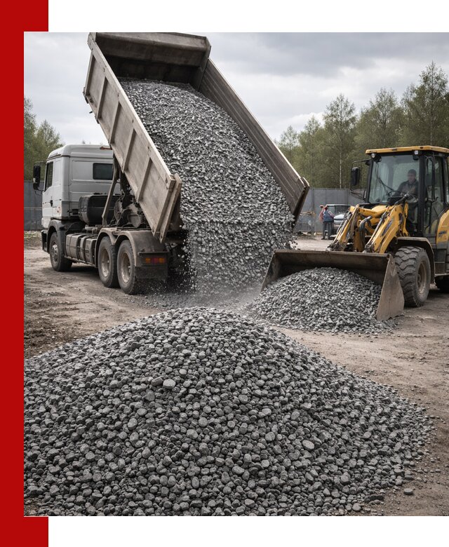 Доставка и продажа щебня гранитного в Липецке