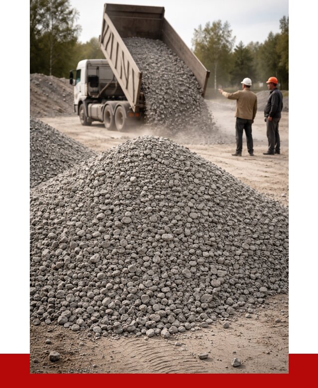 Гранитный щебень фракция 0-5 в Липецке от 3014 руб ПРОНЕРУДЛпц