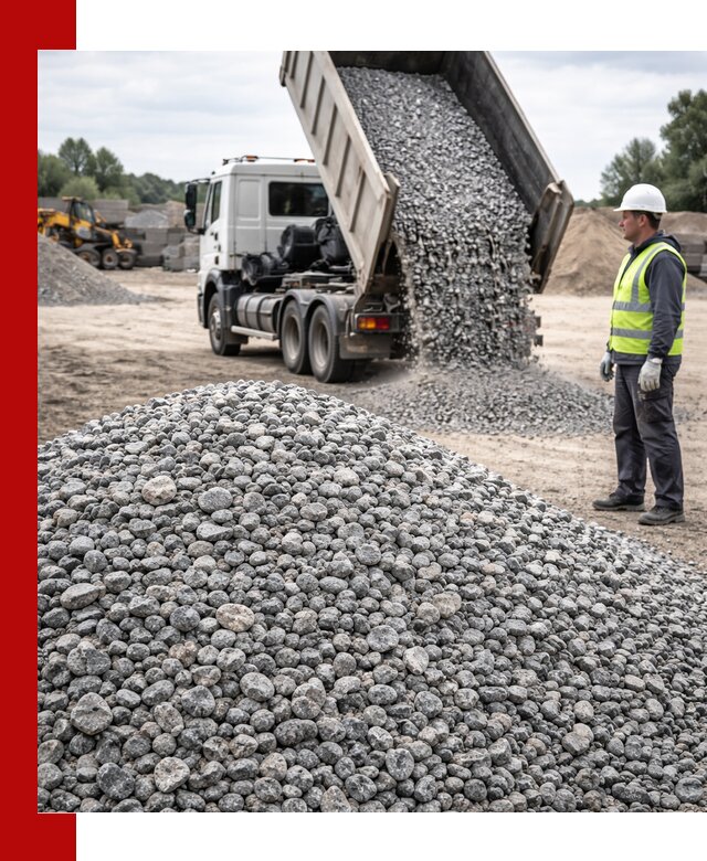 Доставка и продажа гранитного щебня фракции 5-20 в Липецке