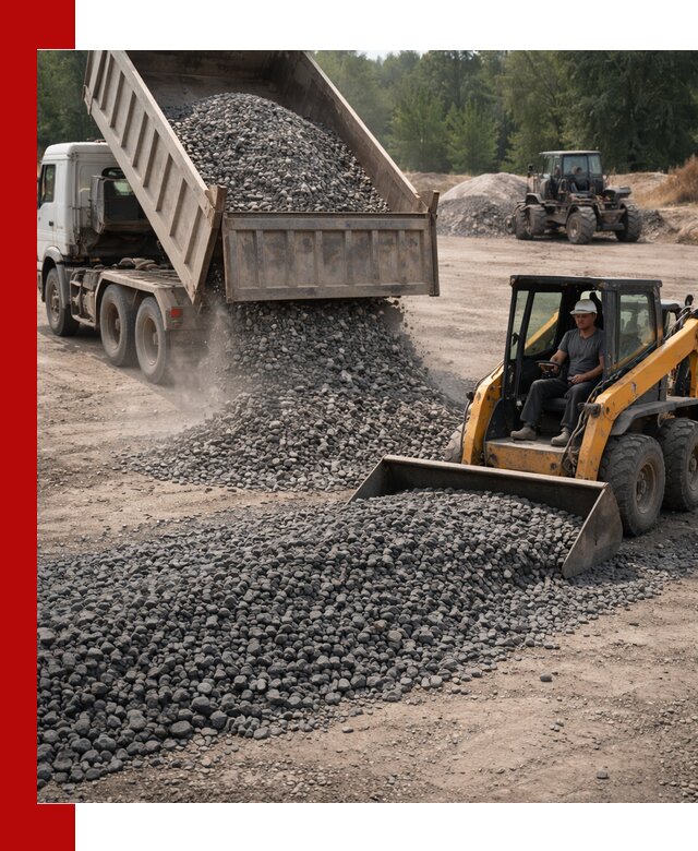 Гранитный щебень фракция 40-70 с доставкой в Липецке