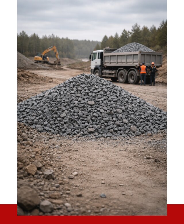 Щебень габбро диабаз фракция 40-70 в Липецке от 2287 р-ПРОНЕРУДЛпц