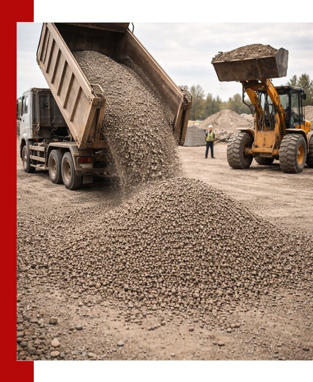 Гравийный щебень фракция 3–10 с доставкой в Липецке