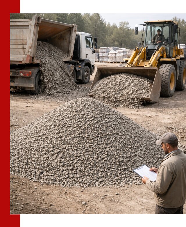 Гравийный щебень фракция 5–10 с доставкой в Липецке