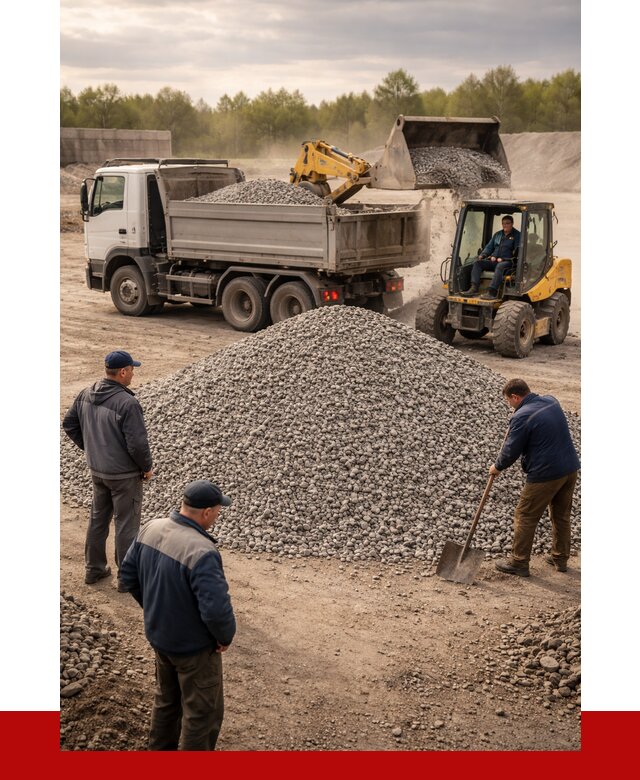Гравийный щебень фракция 5-20 в Липецке от 2495 р. ПРОНЕРУДЛпц