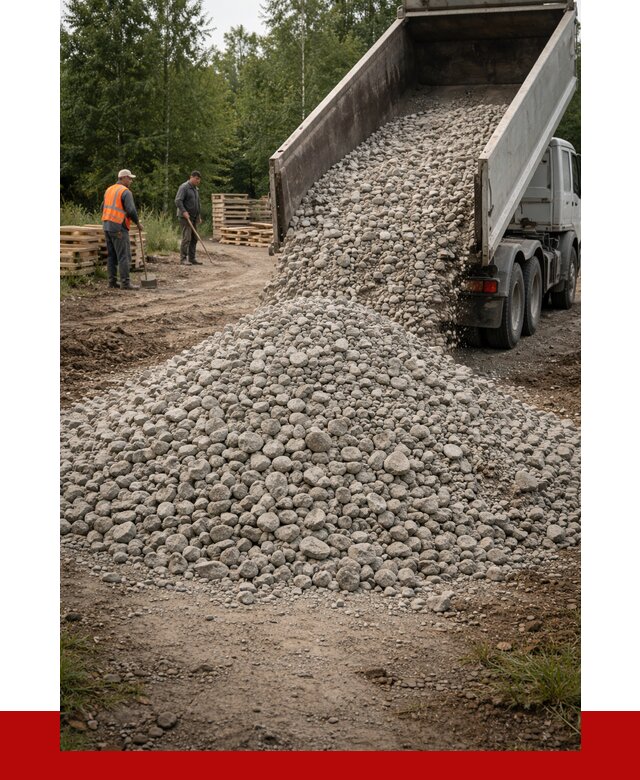 гравийный щебень фракция 70-120 в Липецке от 2547 р. ПРОНЕРУДЛпц