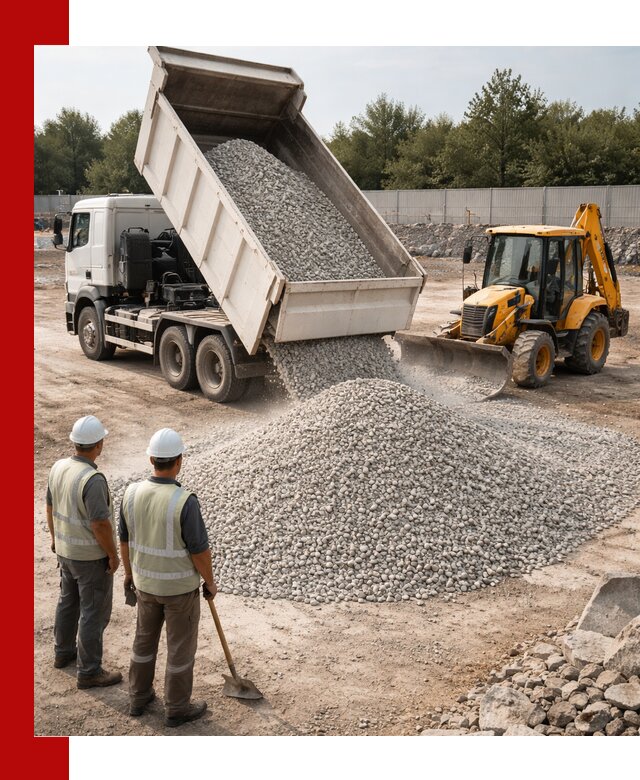Купить известняковый щебень фракции 5–10 мм с доставкой в Липецке