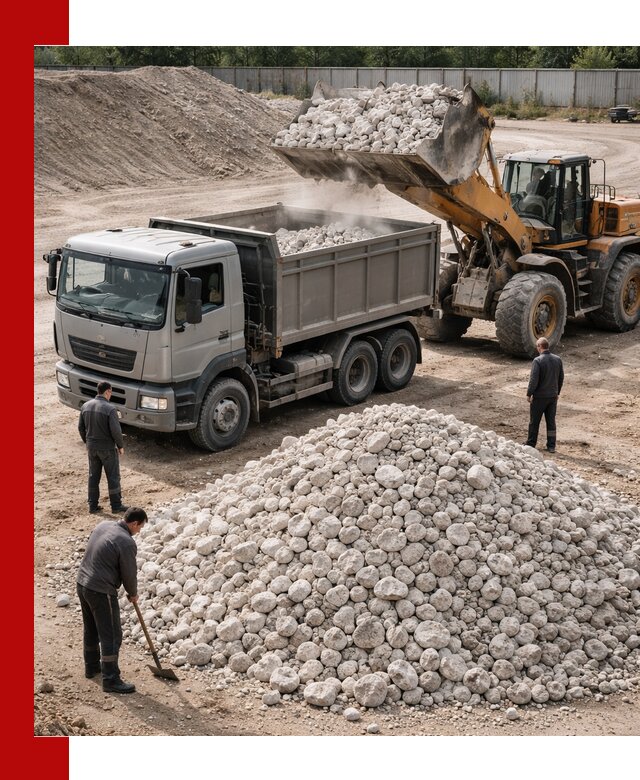 Известняковый щебень фракция 70–150 с доставкой в Липецке