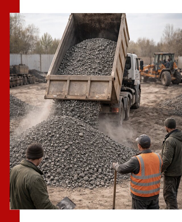 Доставка шлакового щебня в удобные сроки по выгодной цене в Липецке