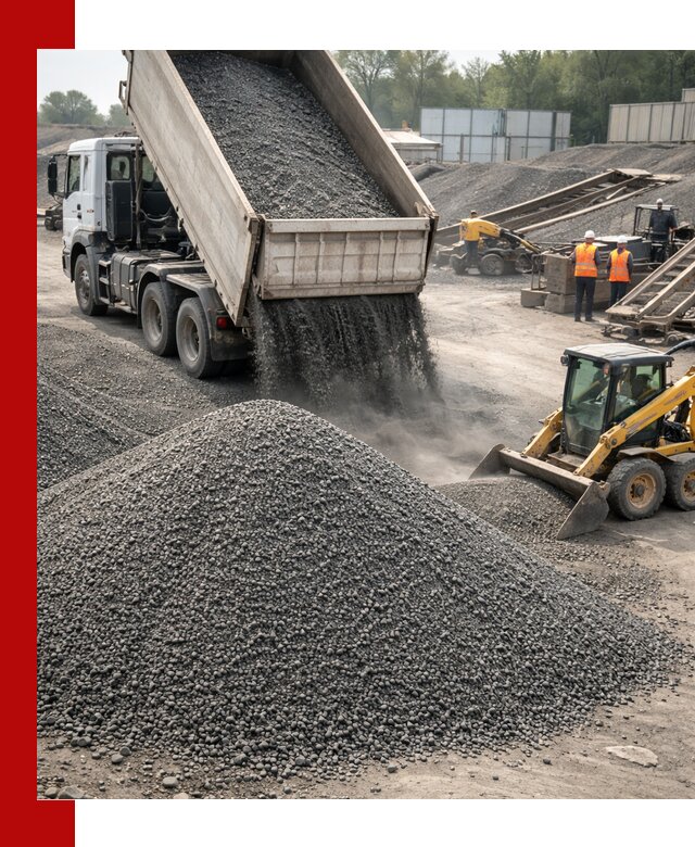 Вторичный щебень фракция 0–5 с доставкой в Липецке