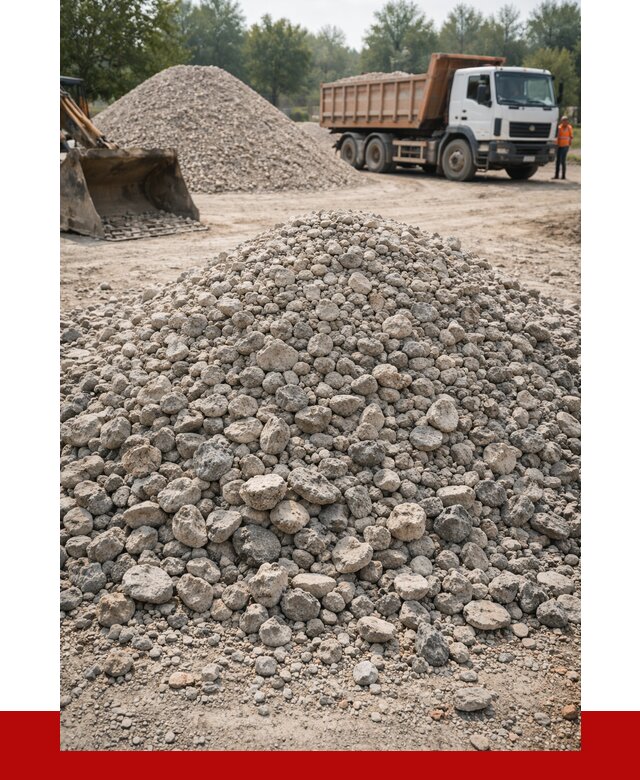 Вторичный щебень фракция 20-40 в Липецке от 2287 р ПРОНЕРУДЛпц