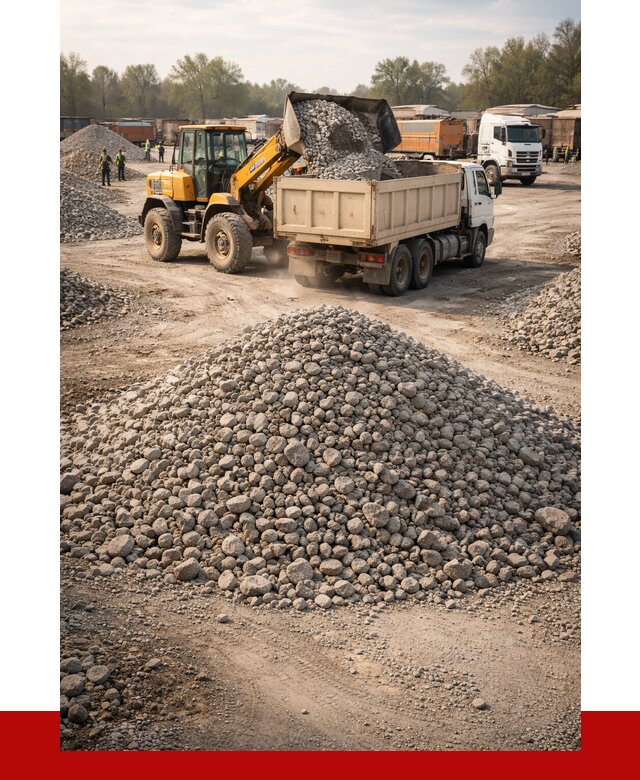 Вторичный щебень фракция 40-70 в Липецке от 1809 р, ПРОНЕРУДЛпц