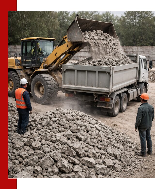 Вторичный щебень фракция 70–150 в Липецке с доставкой