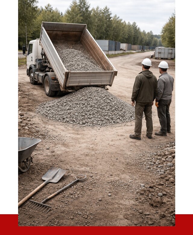 Бетонный щебень фракция 5-20 в Липецке от 3326 р., ПРОНЕРУДЛпц