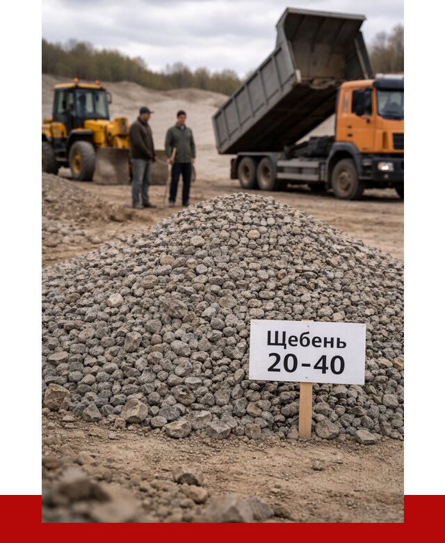 Бетонный щебень фракция 20-40 в Липецке от 2547 р. | ПРОНЕРУДЛпц