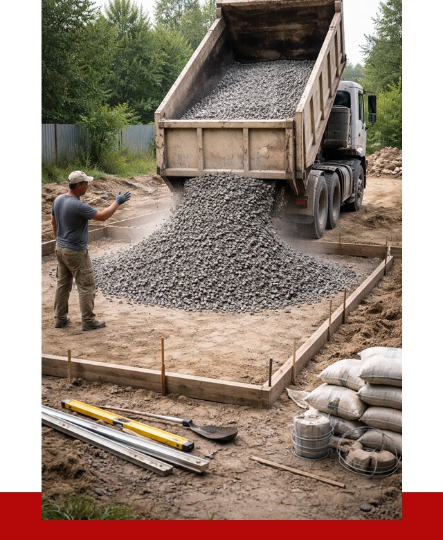 Купить щебень для фундамента в Липецке от 4677 р. | ПРОНЕРУДЛпц