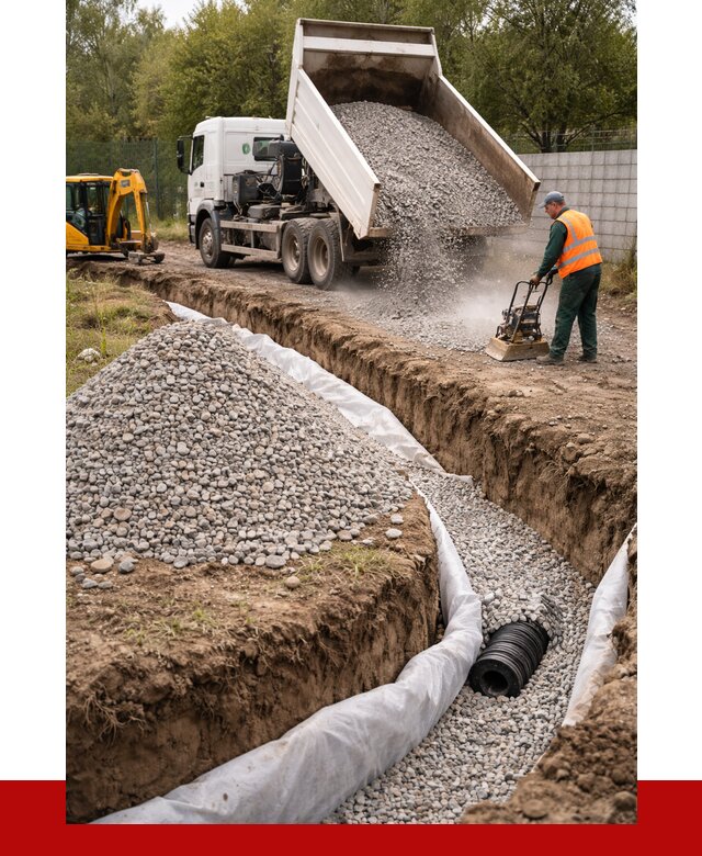 Щебень для дренажа в Липецке от 1923 р., ПРОНЕРУДЛпц доставка