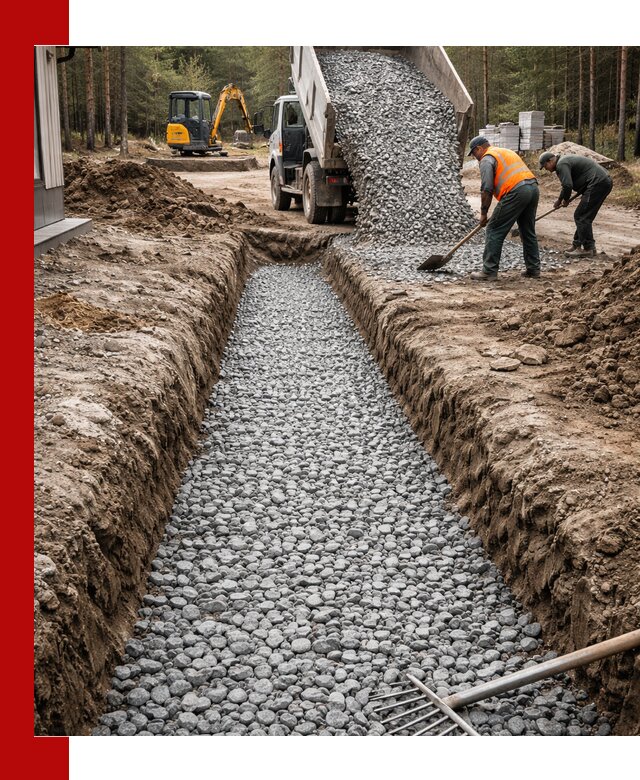 Щебень для дренажа с доставкой в Липецке высокого качества