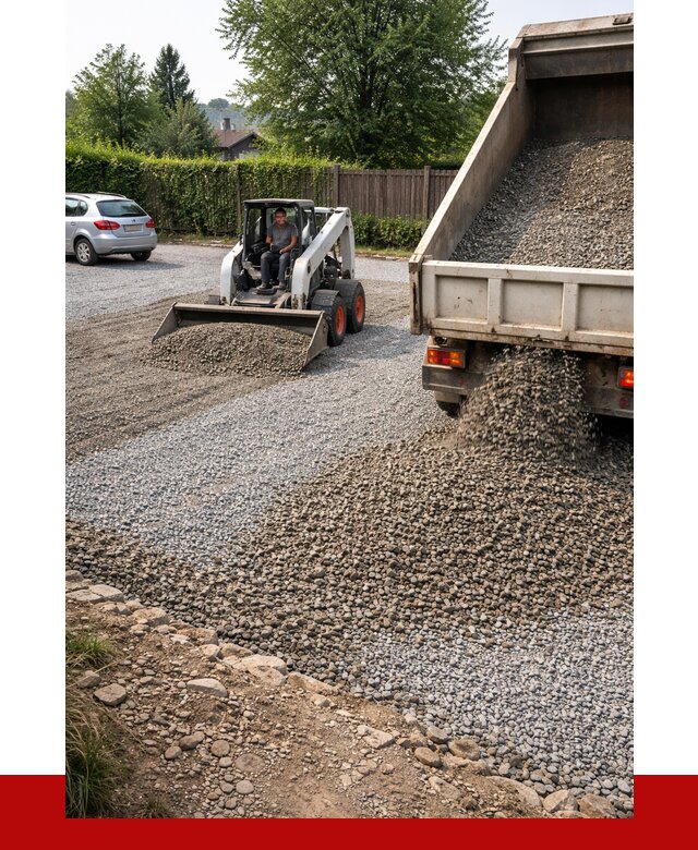 Щебень для парковки в Липецке с доставкой от 1247 р.| ПРОНЕРУДЛпц