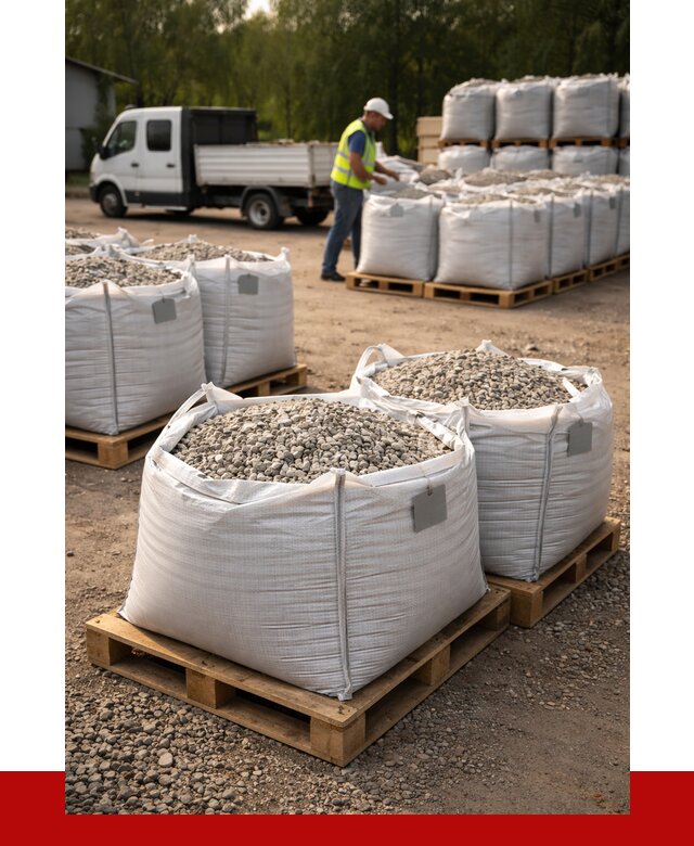 Щебень в мешках с доставкой в Липецке от 4365 р. | ПРОНЕРУДЛпц