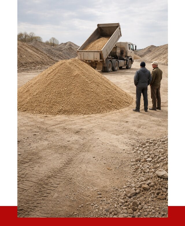 Карьерный песок крупнозернистый в Липецке от 8835 р | ПРОНЕРУДЛпц