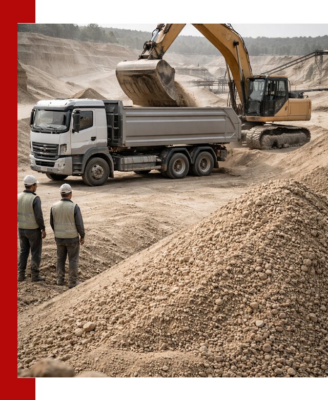 Карьерный крупнозернистый песок с доставкой в Липецке