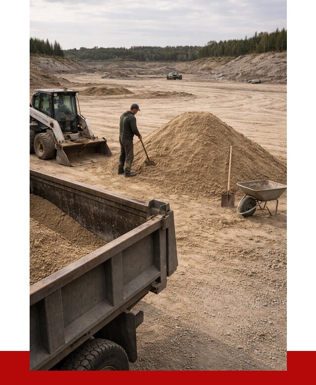 Карьерный песок среднезернистый в Липецке, от 2287 р. ПРОНЕРУДЛпц
