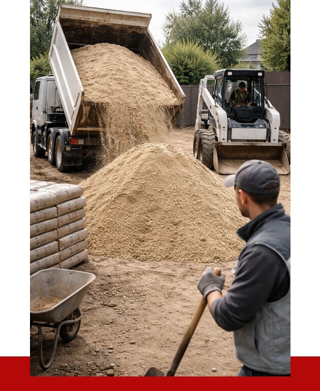 Мытый речной песок с доставкой в Липецке от 1507 р. | ПРОНЕРУДЛпц