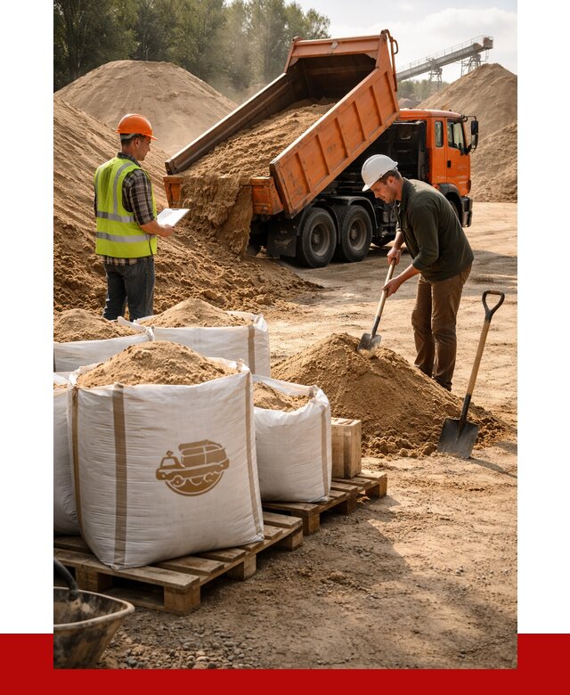 Строительный песок в Липецке от 2287 р. с доставкой, ПРОНЕРУДЛпц