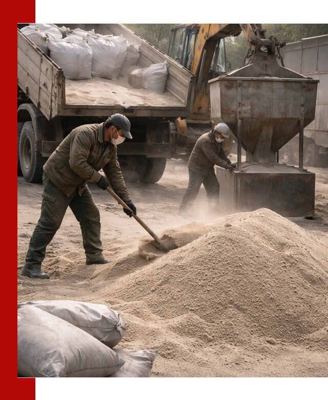 Кварцевый песок для пескоструя в Липецке — доставка и качество