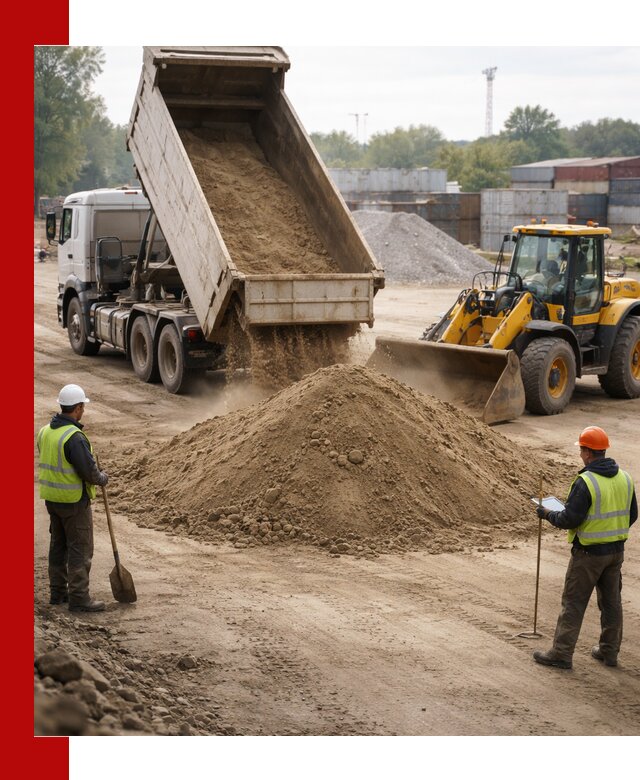 Доставка и продажа пескогрунта оптом и в розницу в Липецке