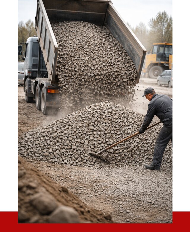 Гравий фракция 20-40 в Липецке от 2599 р. доставка | ПРОНЕРУДЛпц