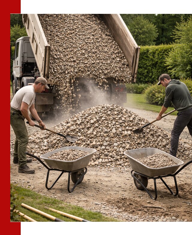 Доставка и продажа декоративной гальки в Липецке