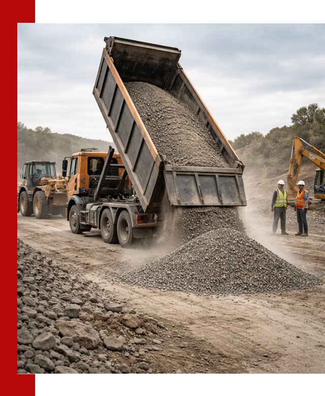 Щебёночно-песчаная смесь ЩПС С1 с доставкой в Липецке