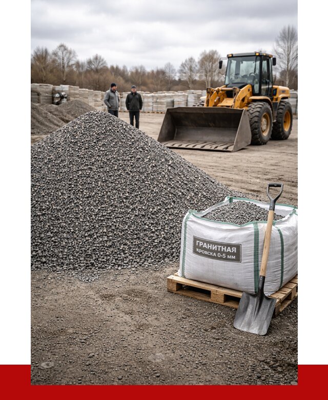 Купить гранитную крошку в Липецке от 4989 р. с доставкой | ПРОНЕРУДЛпц