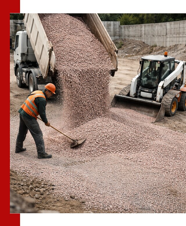 Крошка розовый гранит с доставкой в Липецке от производителя