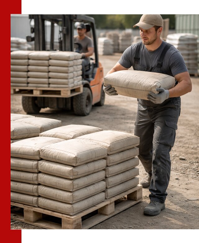 Доставка цемента в мешках оптом и в розницу в Липецке