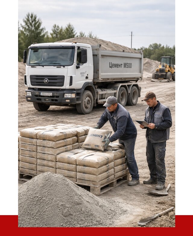 Купить цемент м500 с доставкой в Липецке от 5405 р. | ПРОНЕРУДЛпц