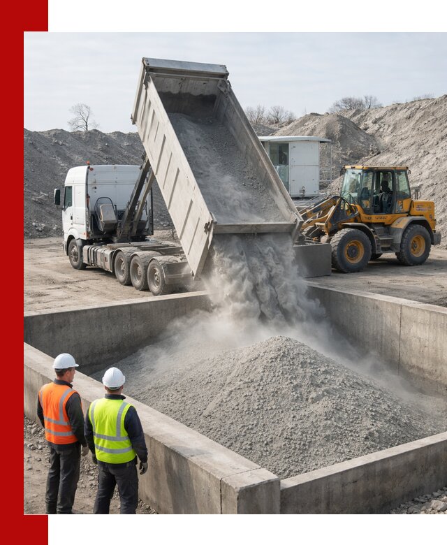 Доставка цемента навалом в Липецке крупными партиями