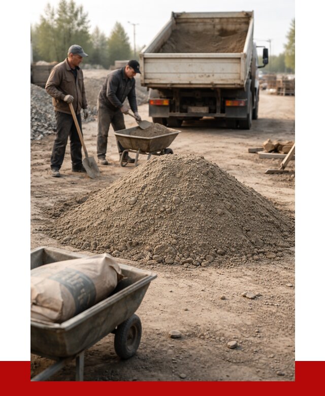 Цементно-песчаная смесь М150 в Липецке от 4885 р. | ПРОНЕРУДЛпц