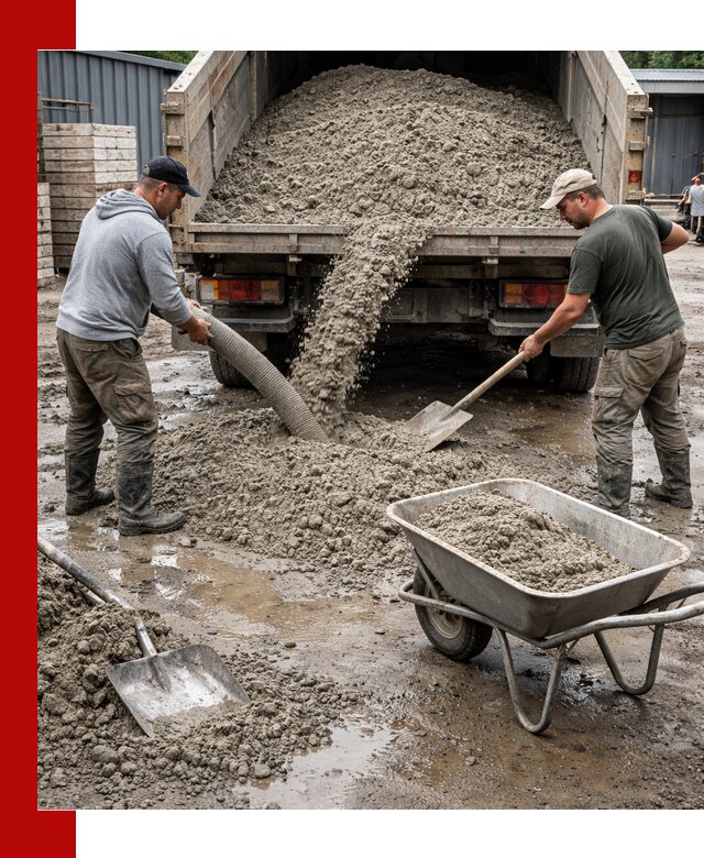 Цементно-песчаная смесь М150 доставка в Липецке