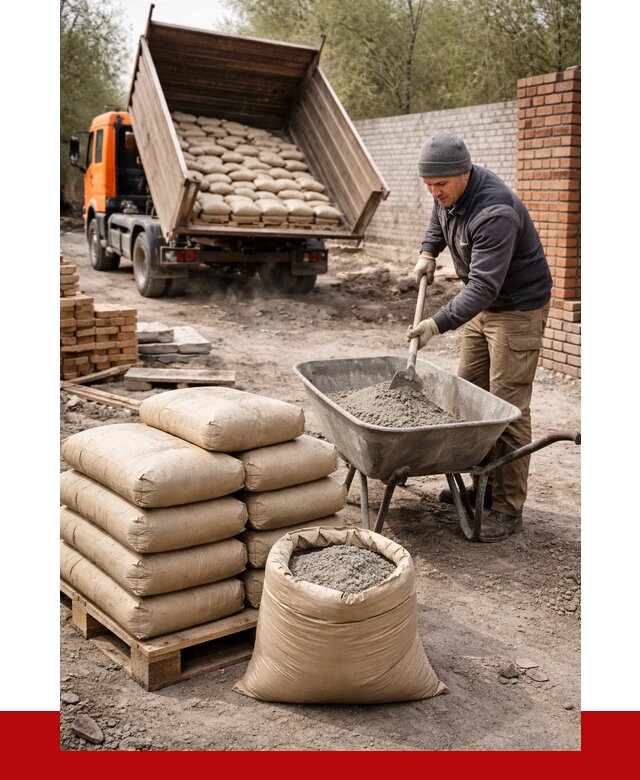 Купить сухую смесь для кладки в Липецке от 1247 р. | ПРОНЕРУДЛпц