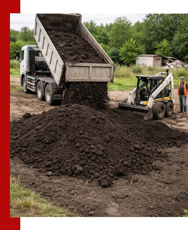 Поставка плодородной земли с доставкой самосвалом в Липецке