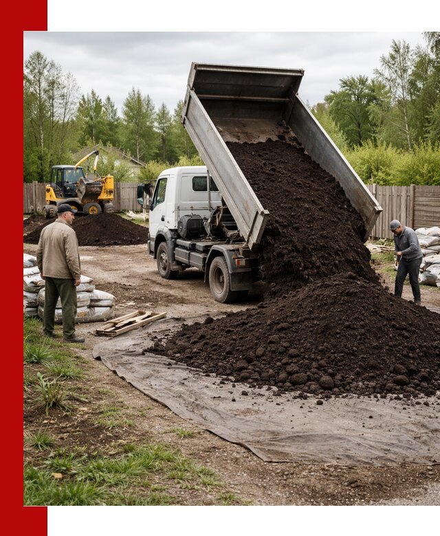 Доставка качественного почвогрунта в Липецке оптом и в розницу