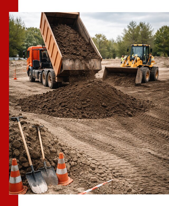 Поставка и доставка планировочного грунта в Липецке