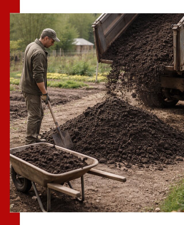 Доставка качественной земли для огорода в Липецке