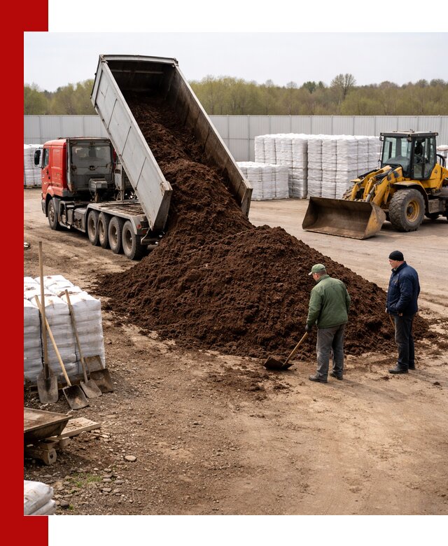 Доставка торфяных смесей оптом и в розницу в Липецке