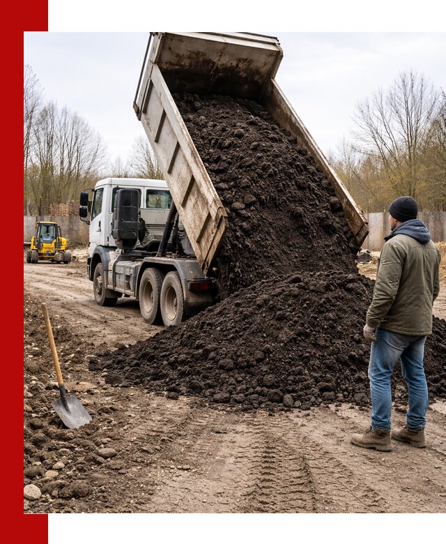 Доставка чернозема навалом в Липецке быстро и выгодно