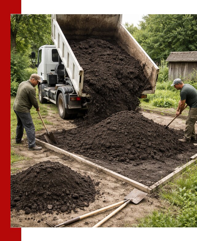 Купить чистый чернозем для огорода с доставкой в Липецке