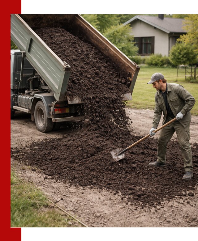 Чернозем для газона с доставкой в Липецке быстро и качественно