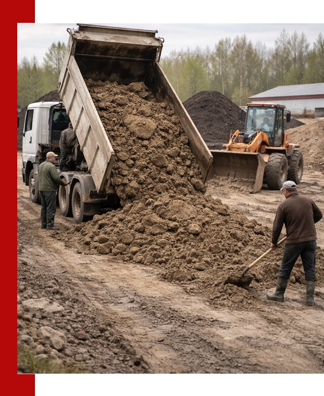 Доставка глин и суглинков в Липецке оптом и вкрай